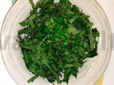 Pusryčiai su kalbos dešra „Bohemiška rapsodija“ Žingsnis 1