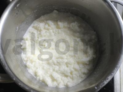 Ryžių košė su pienu ir tirpintu sviestu Žingsnis 4