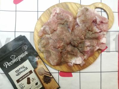 Tortilijos su vištiena ir kopūstais Žingsnis 1