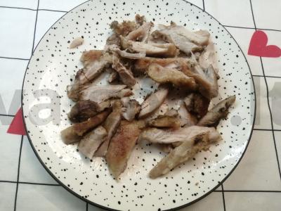 Tortilijos su vištiena ir kopūstais Žingsnis 3