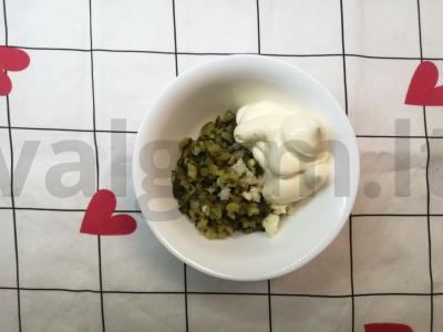 Tortilijos su vištiena ir kopūstais Žingsnis 6