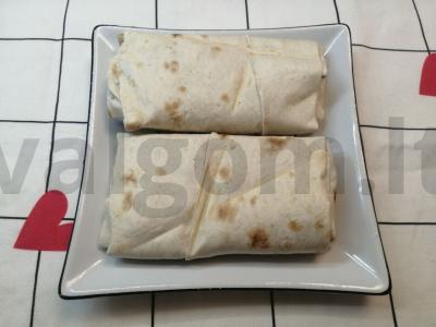 Tortilijos su vištiena ir kopūstais Žingsnis 10