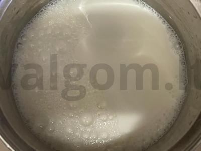 Pšenių košė su kepta moliūgu pusryčiams Žingsnis 1