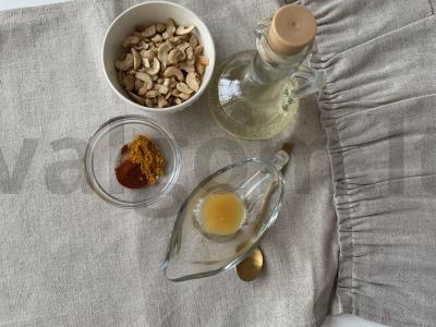 Vištiena su prieskoniniais anakardžiais Žingsnis 1