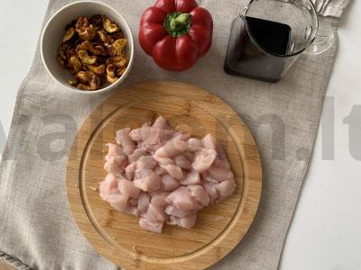 Vištiena su prieskoniniais anakardžiais Žingsnis 3