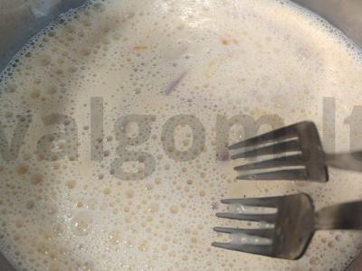 Omletas su daržovėmis ir kumpiu Žingsnis 3