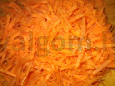 Salotas „Oranž“ su kukurūzais Žingsnis 1