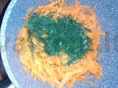 Salotas „Oranž“ su kukurūzais Žingsnis 2