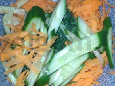 Salotas „Oranž“ su kukurūzais Žingsnis 3