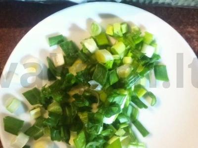 Vitaminų salotas su Pekino kopūstu ir linų sėmenų aliejumi Žingsnis 3