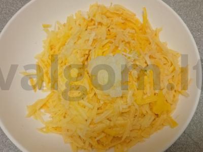 Bulviniai blynai su parmezanu Žingsnis 2