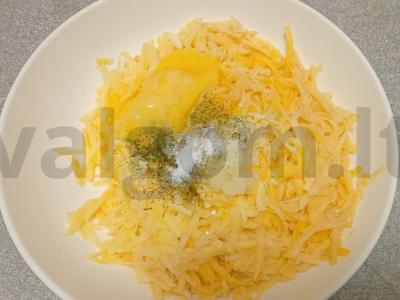 Bulviniai blynai su parmezanu Žingsnis 4