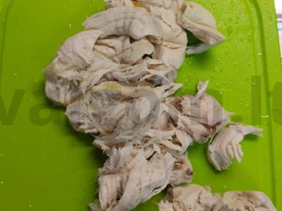 Pomidorų sriuba su vištienos krūtinėlėmis ir kukuliais Žingsnis 6
