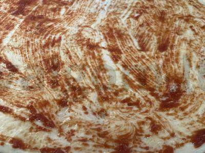 Pica ant mielinės tešlos Žingsnis 2