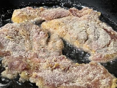 Kiaulienos šnicelis pietums arba vakarienei Žingsnis 4