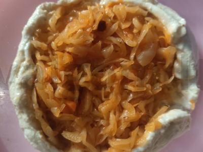 Kopūstų pyragas su pienu Žingsnis 6