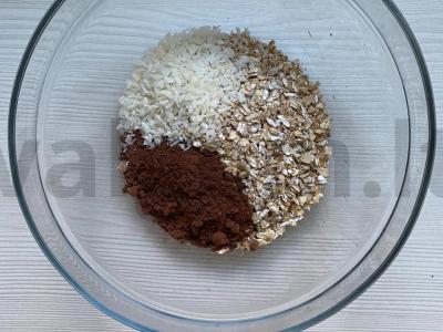 Šokoladinė granola namuose Žingsnis 1