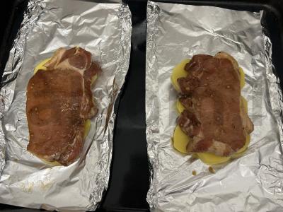 Kiauliena po šubele ant bulvių pagalvėlės Žingsnis 7