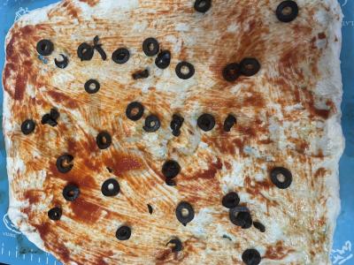 Pica su mielėmis ir ananasais Žingsnis 2