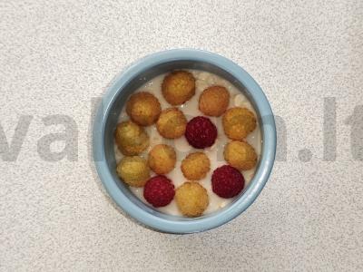 Pusryčiai „Grietinėlės avietė“ pagrindine nuotrauka