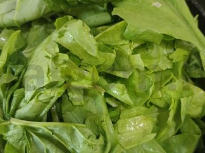 Grietininiai špinatai su kiaušiniu Žingsnis 3