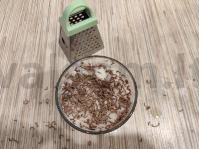 Kokteilis iš ledų, obuolių sulčių ir anakardžių Žingsnis 5