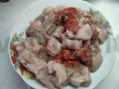 Vištienos filė ir grybų apkepas Žingsnis 2