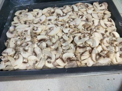 Vištienos filė ir grybų apkepas Žingsnis 5