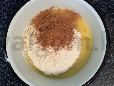 Kakavų brownies Žingsnis 3