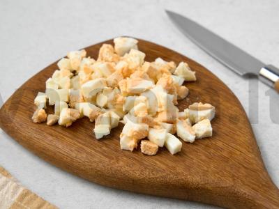 Salotos su jūros gėrybėmis ir jūros kopūstais Žingsnis 2