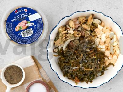 Salotos su jūros gėrybėmis ir jūros kopūstais Žingsnis 3