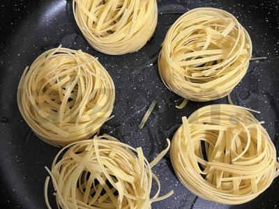 Makaronai-gnestai su faršu ir sūriu Žingsnis 1