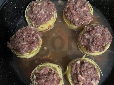 Makaronai-gnestai su faršu ir sūriu Žingsnis 2