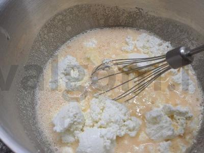 Manų kruopų ir kondensuoto pieno apkepas Žingsnis 6