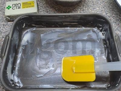 Manų kruopų ir kondensuoto pieno apkepas Žingsnis 7