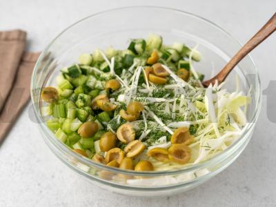 Lengvas žalias salotas Žingsnis 3