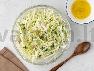 Lengvas žalias salotas Žingsnis 5