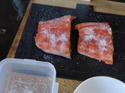 Sūdyta prieskoninė upėtakis Žingsnis 3