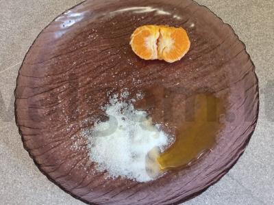 Lašišų pilvukai, marinuoti mandarinų sultimis Žingsnis 2