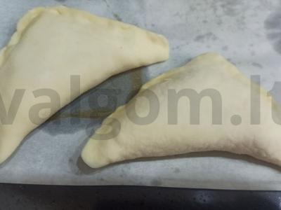 Trikampiai su kopūstais ir ryžiais Žingsnis 5