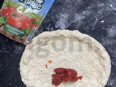 PP pica su karbonaidu varškės tešloje Žingsnis 8