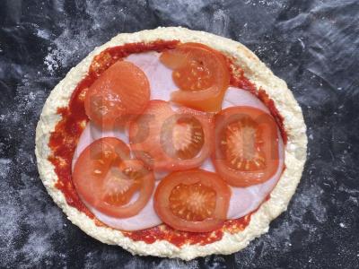 PP pica su karbonaidu varškės tešloje Žingsnis 10