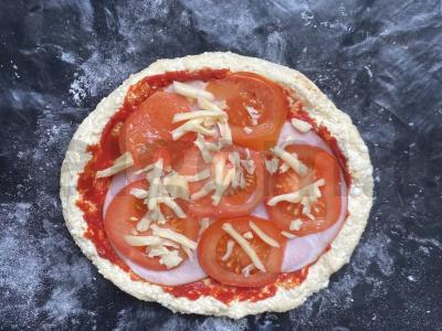 PP pica su karbonaidu varškės tešloje Žingsnis 11