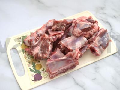 Troškinta bulvė su šonkauliais ir pievagrybiais Žingsnis 2