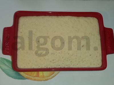 Kruopų ir varškės apkepas Žingsnis 4