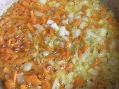 Bulvės su sojų mėsa Žingsnis 4