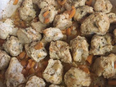 Bulvės su sojų mėsa Žingsnis 6