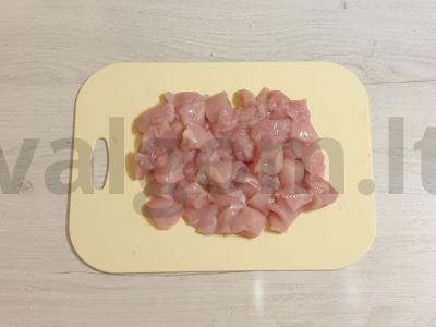 Troškinta mėsa su daržovėmis vakarienei Žingsnis 3