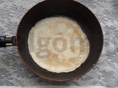 Blynai su minkštu varškės įdaru ir uogiene Žingsnis 3