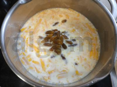 Moliūgų košė su razinomis Žingsnis 4